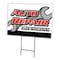 Signmission Auto Repair Free Estima Yard & Stake outdoor plastic coroplast window, 1216 Auto Repair Free Estima C-1216 Auto Repair Free Estima - alternate 1